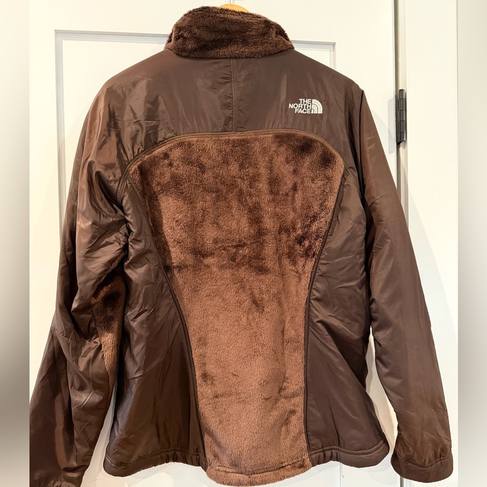 The North Face Chocolate Brown Fuzzy Jacket - Picture 3 of 6